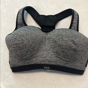 VSX Gray and Black Sports Bras for Intimates & Sleepwear
